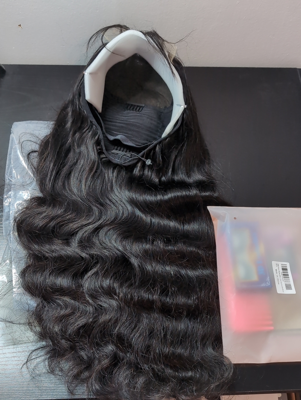 26 In 300G 5x5 HD Skin Like Lace Closure Drawstring Human Hair Wig NC